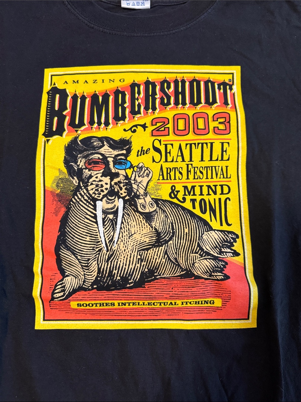 Ultra Rare -  2003 Seattle Bumbershoot Music & Arts Festival Graphic T-Shirt